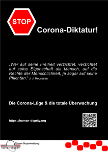 Stop corona diktatur